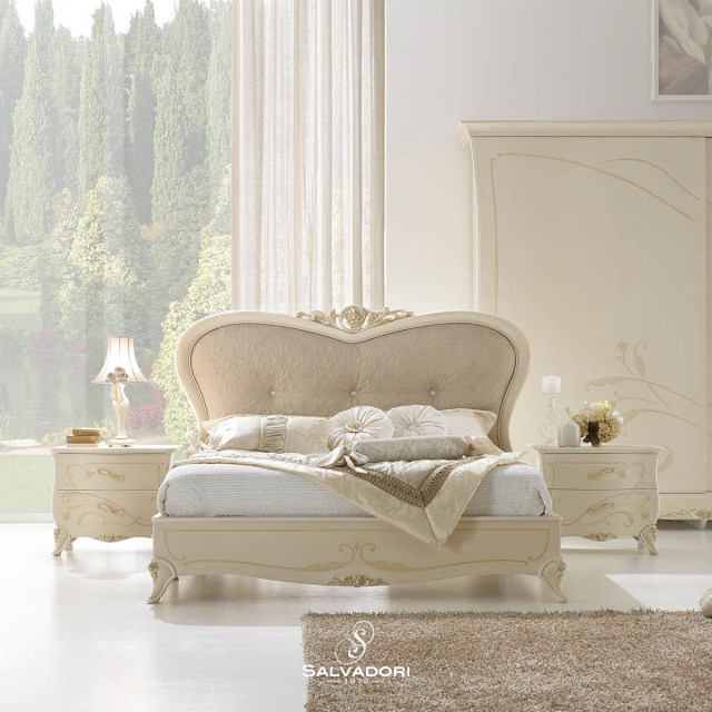 L01/YC Letto imbottito con pediera 